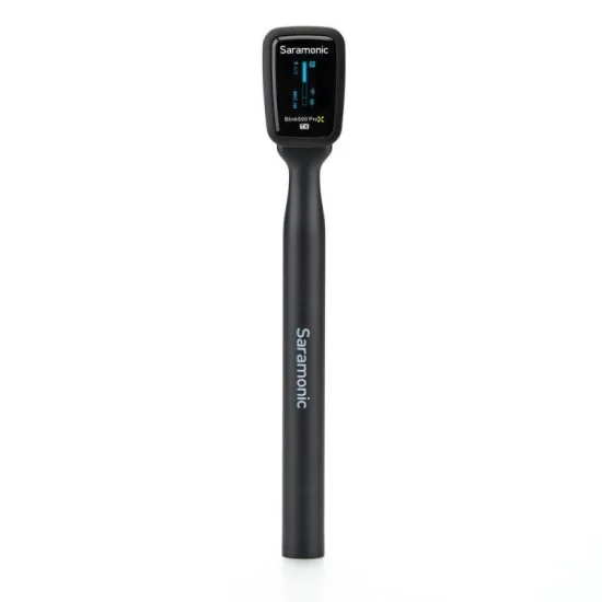 Saramonic Universal Handheld Holder for 2.4GHz Clip-On Microphone Transmitters w/ Windscreen